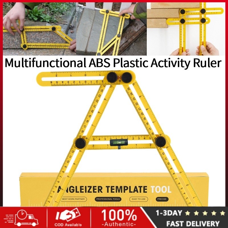 Angle Ruler Tool Angle Ruler Measuring Protractor Activity Four-fold ...