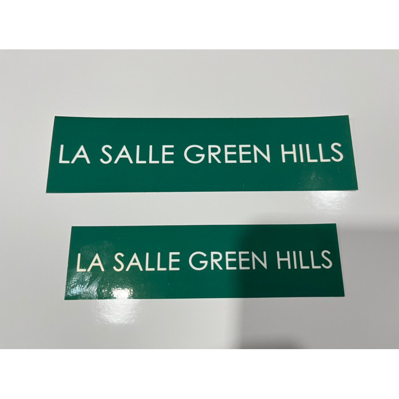 Brand New Custom School inspired LA SALLE GREENHILLS,B}LSGH|L{Stickerl ...