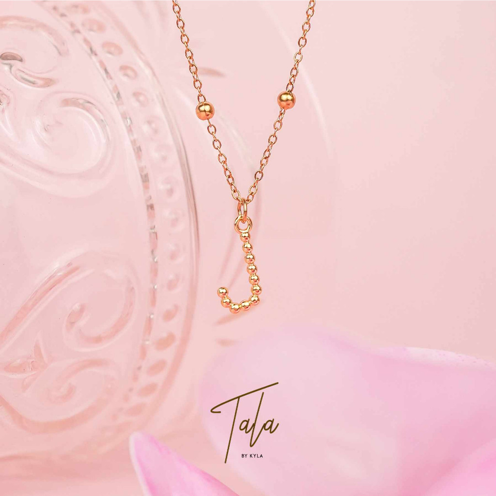 TALA By Kyla Bubble Initial Satellite Chain (Chain#1) Necklace}y#with ...