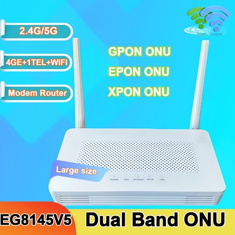 5V5 EG8145V5 ONU UPC/APC 5DBI Large Antenna Modem 4 Ports Full Gigabit ...