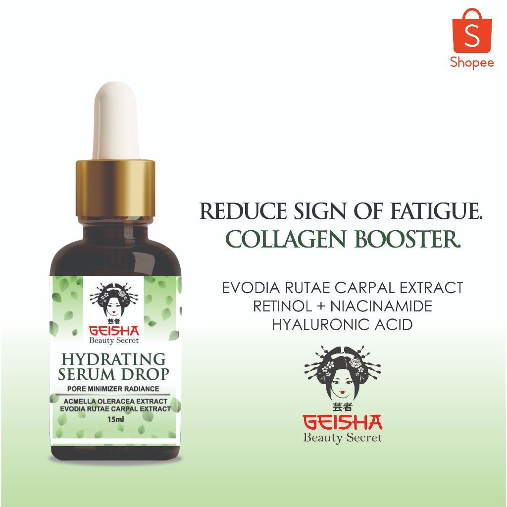 Geisha Hydrating Serum Drop Collagen Booster | Shopee Philippines