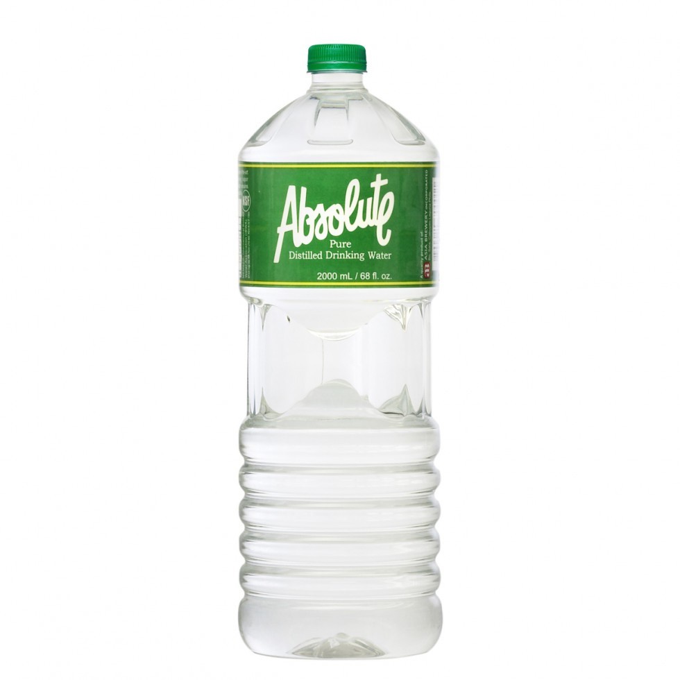 Absolute Pure Distilled Drinking Water 2000Ml | Shopee Philippines