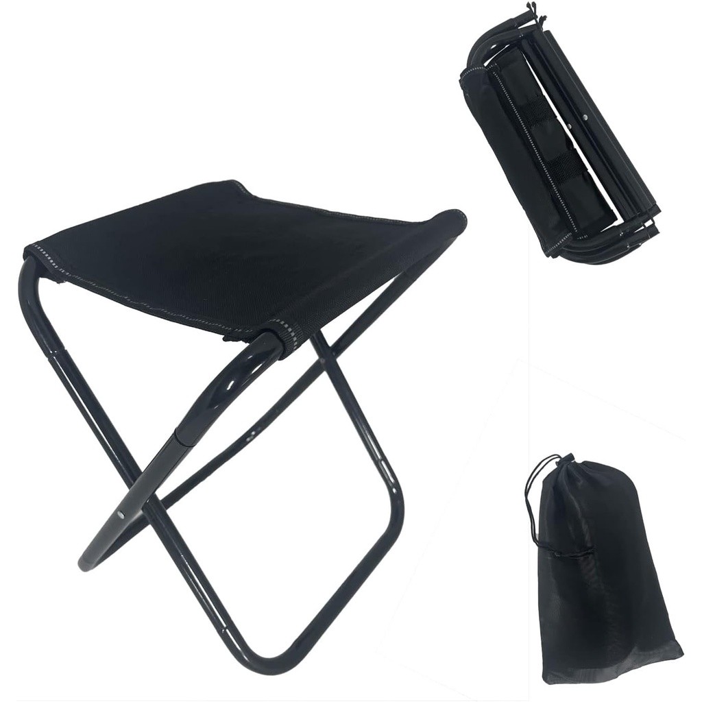 Random Color Small Chair Camping Stool Folding Portable Camp Stool Mini ...