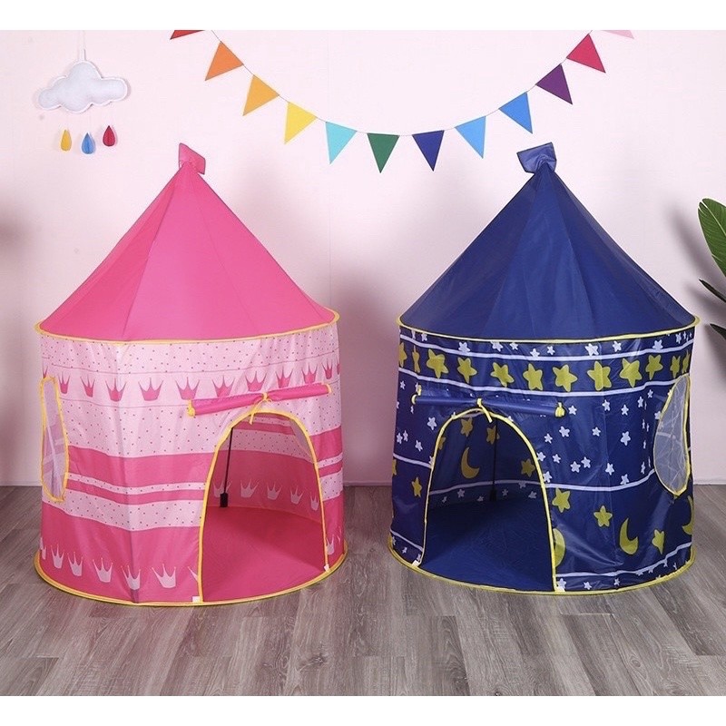 Portable Folding Camping Kids Tent Castle Cubby House | Shopee Philippines