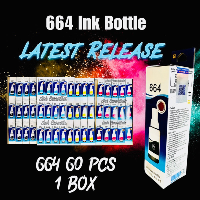 664 Ink Bottle Latest Release 60pcs Bulk | Shopee Philippines