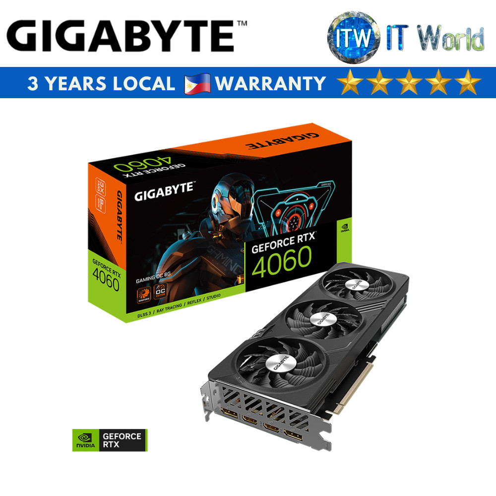 Gigabyte RTX 4060 Gaming OC 8GB Gv N4060GAMING OC 8GD Graphics Card 