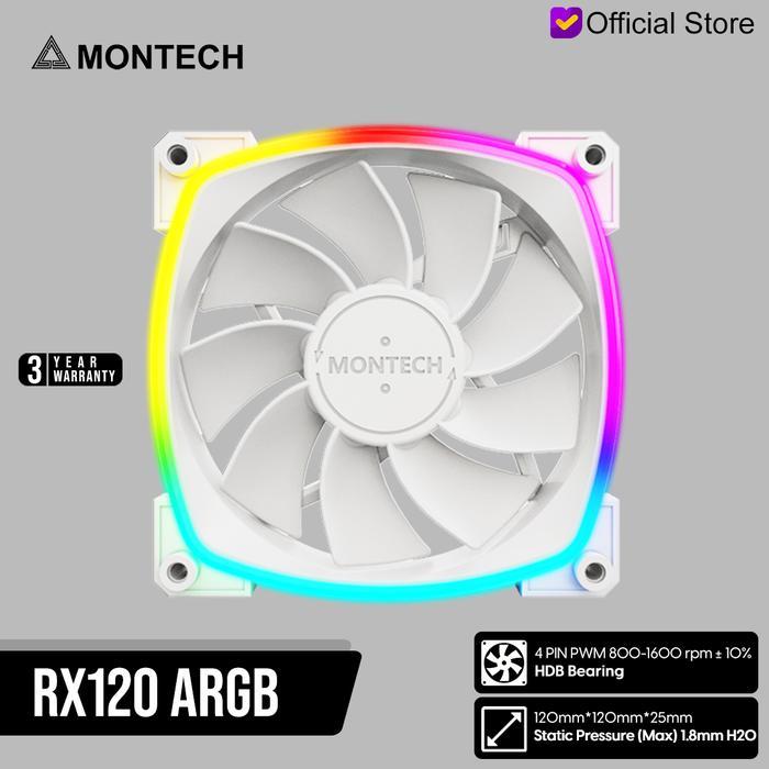 MONTECH RX120 PWM ARGB Fan | Shopee Philippines