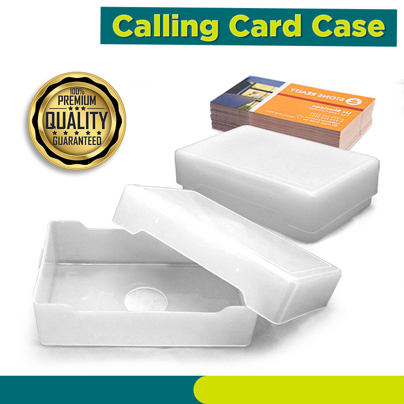 (20-50 pcs) Calling Card Box / Case , Cardstock Box / Holder | Shopee ...