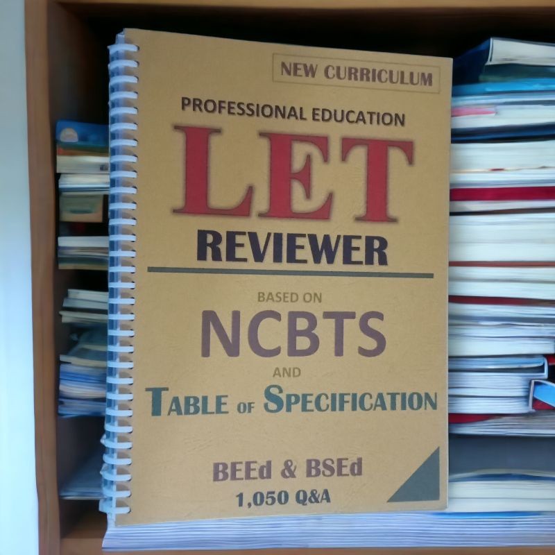 LET Reviewer for Professional Education 1,050 Q&A with free 3 sheets of ...