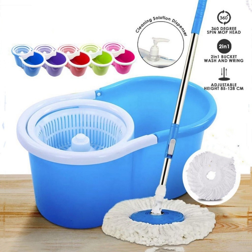Magic Spin Mop with Spinner and Bucket Tornado Mop 360 Degree Easy ...