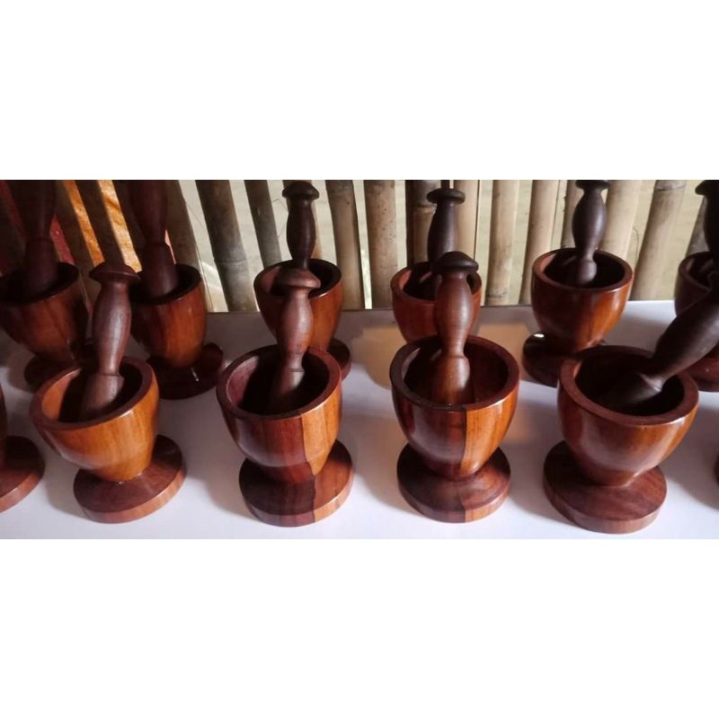 small lusong/ magkuno (mortar and pestle) | Shopee Philippines