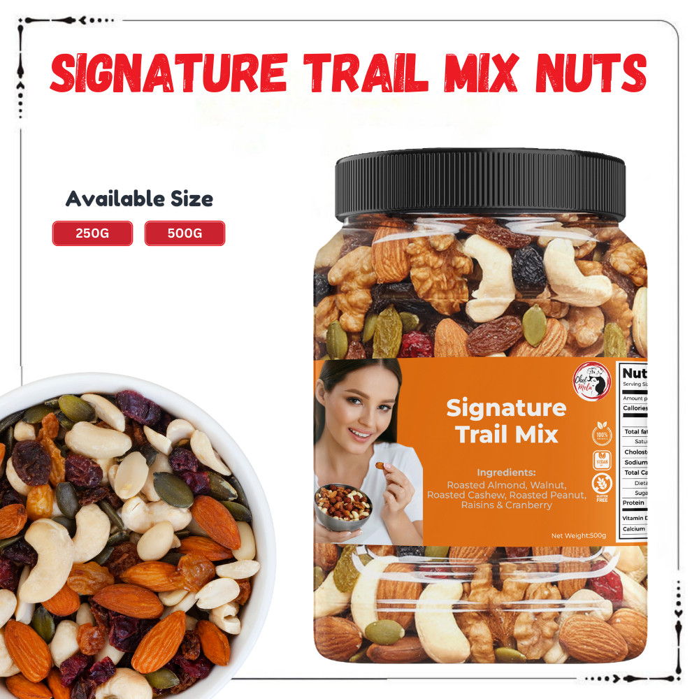 Signature Trail Mix Nuts - Dried Fruits and Nuts | 250g - 500g | Shopee ...