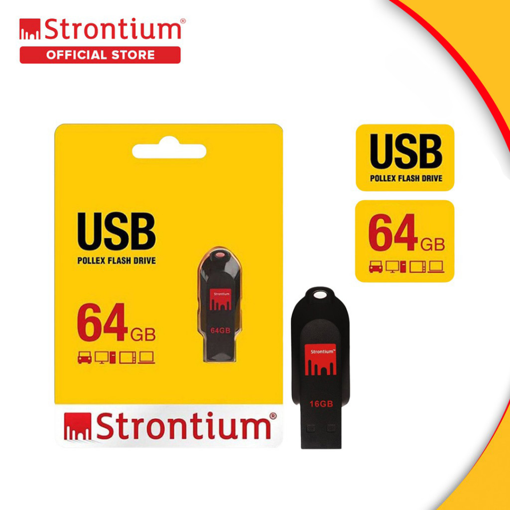 Strontium Pollex 64GB USB 2.0 Flash Drive (Black) | Shopee Philippines