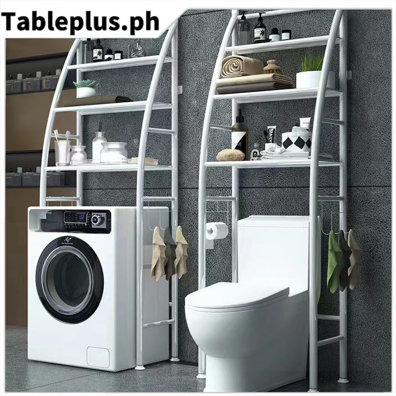 COD 3-tier Toilet rack Stainless Bathroom rack Multi-Layer floor ...