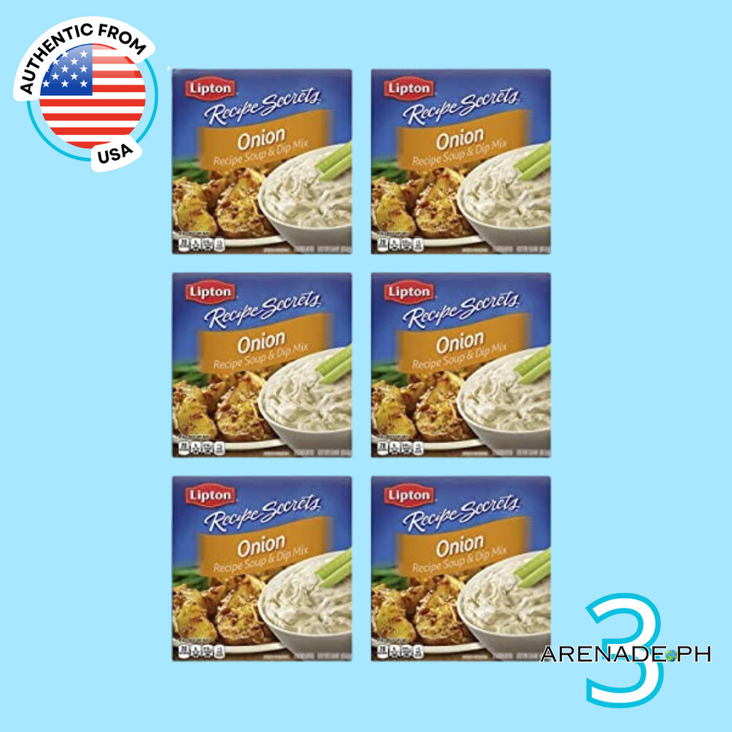 Lipton Recipe Secrets Soup and Dip Mix Onion 2 oz, Pack of 6 | Shopee ...