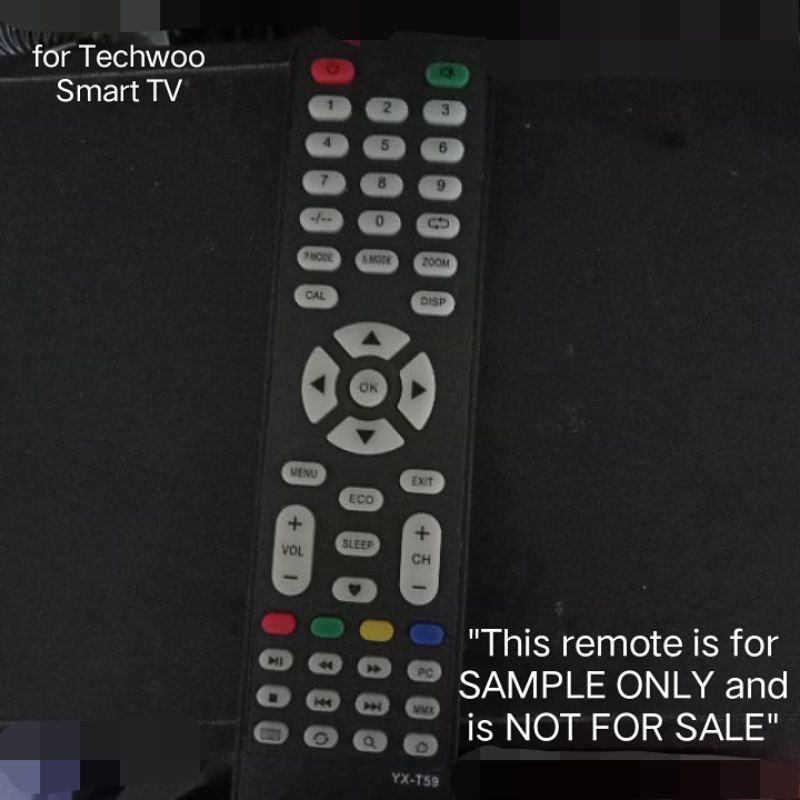 Replacement Remote for Techwoo Smart TV | Shopee Philippines