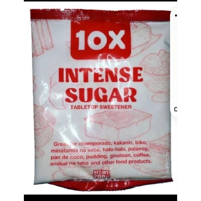 10x Intense Sugar (200g) - Tabletop Sweetener | Shopee Philippines
