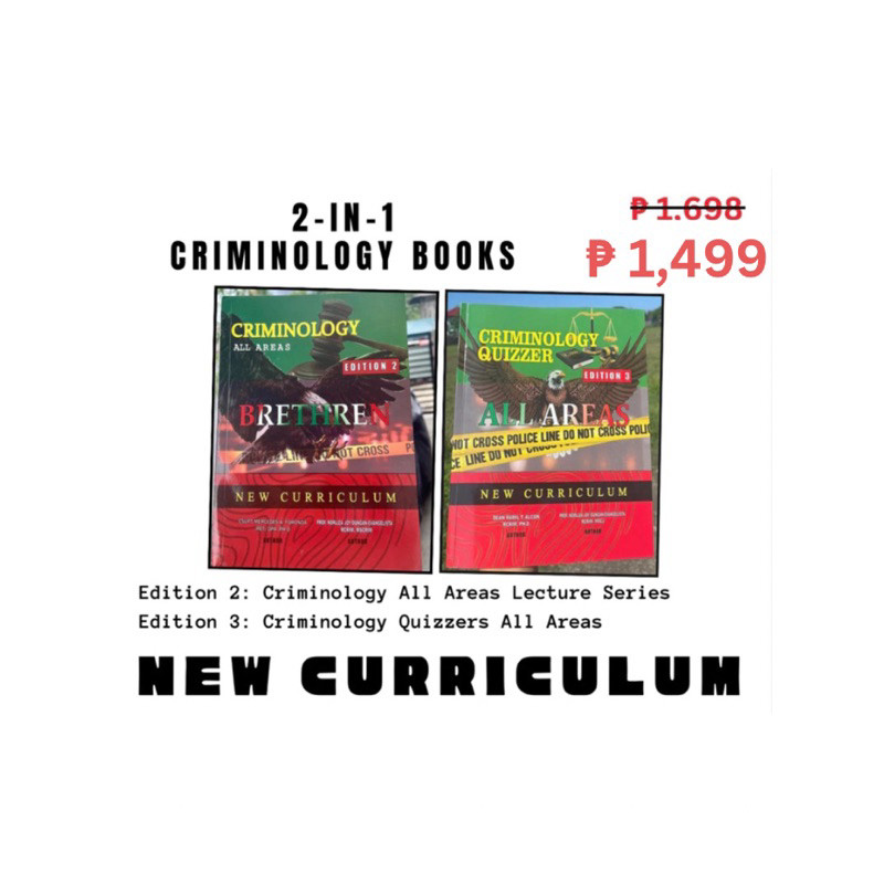 2-IN-1 Criminology Reviewer New Curriculum Complete Package | Shopee ...