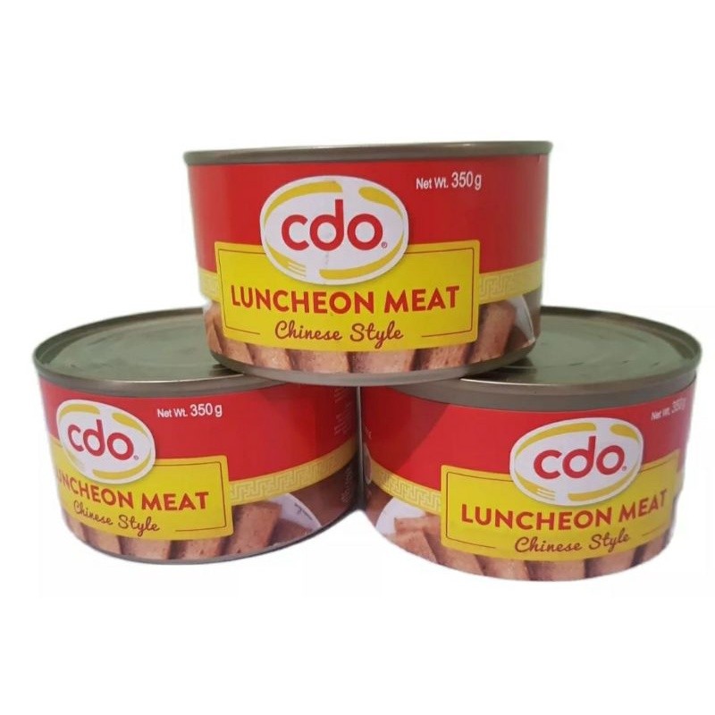 CDO Luncheon Meat Chinese Style ( 3cans x 350g ) | Shopee Philippines