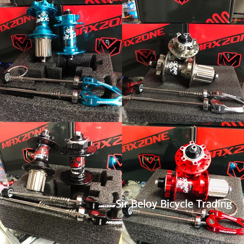 Maxzone Stroke 1.0 Hubs Alloy Cassette Type 32 Holes Quick Release MTB ...