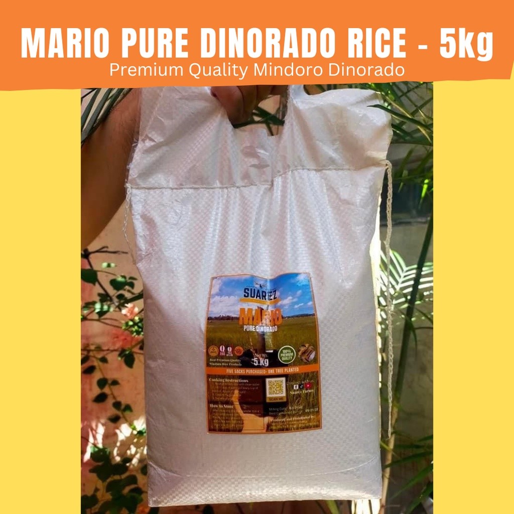 Mario Pure Dinorado Rice -5kg | Shopee Philippines