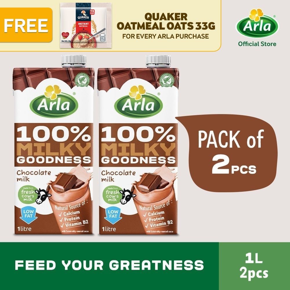 Arla Chocolate Milk 1L 2-Pack | Shopee Philippines