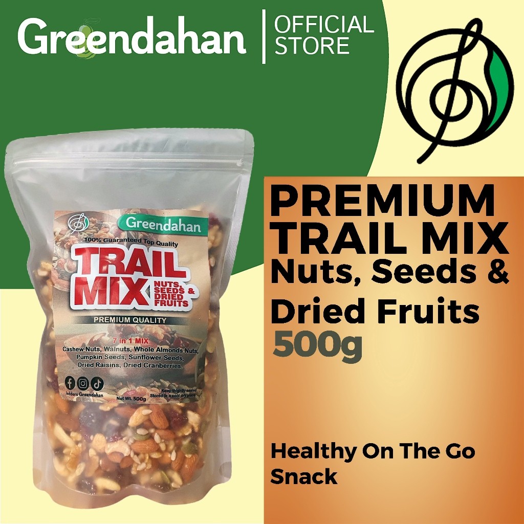 GREENDAHAN/ Premium Quality Trail Mix 500g | 1kg - 7 in 1 US Mixed Nuts ...