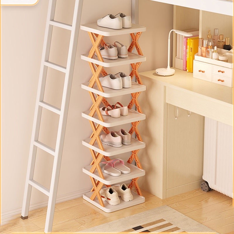 【In stock】Multifunctional Stackable Easy Shoe Rack Home Multi-layer DIY ...