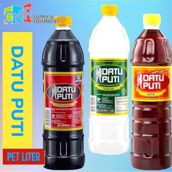 DATU PUTI PET 1LITER (SOY SAUCE, VINEGAR, PATIS) | Shopee Philippines