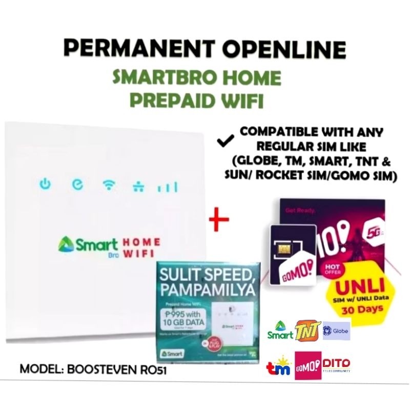 Openline Smart Bro Home Prepaid Wifi R051 (Brand New) | Shopee Philippines