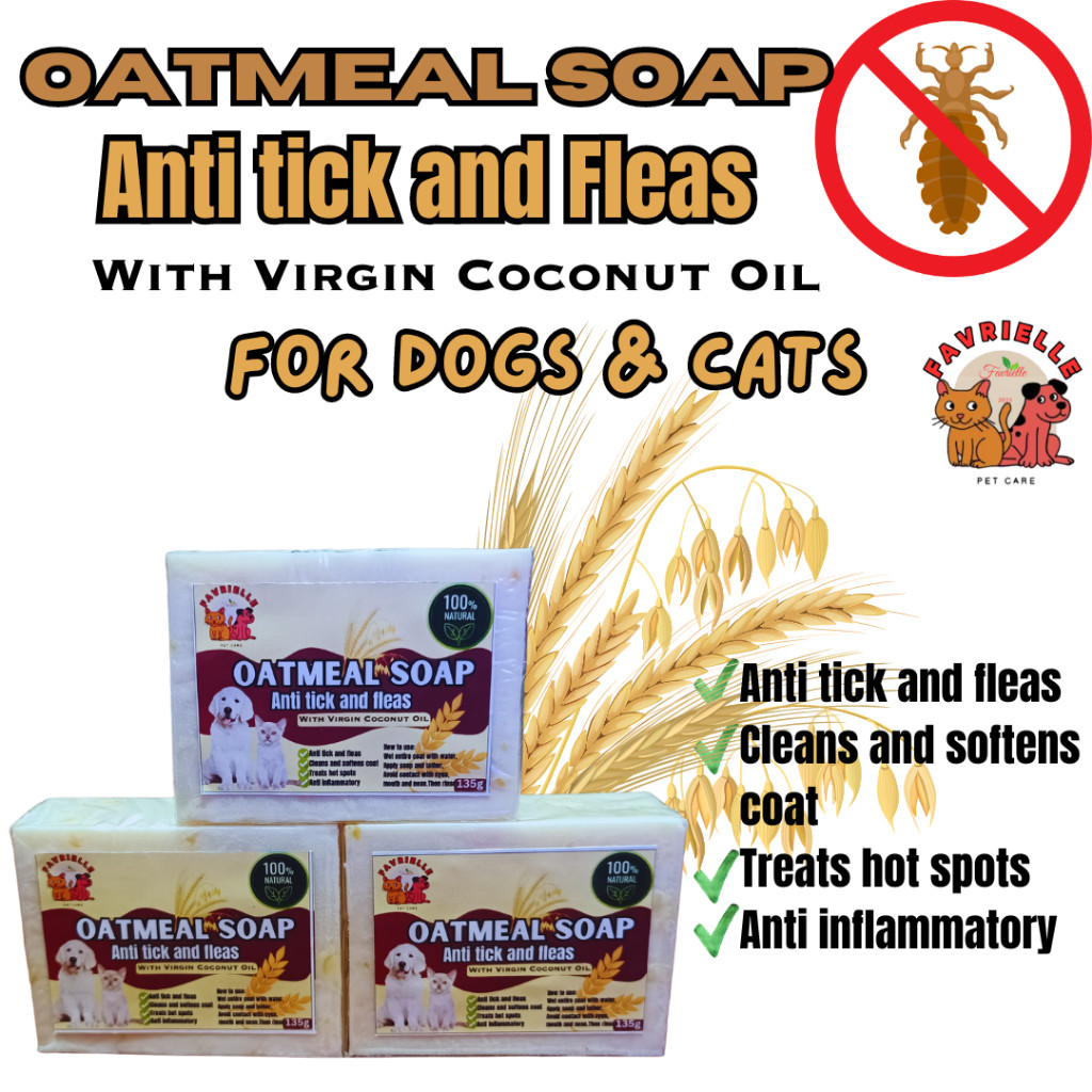 Cat Flea Soap With Colloidal Oatmeal