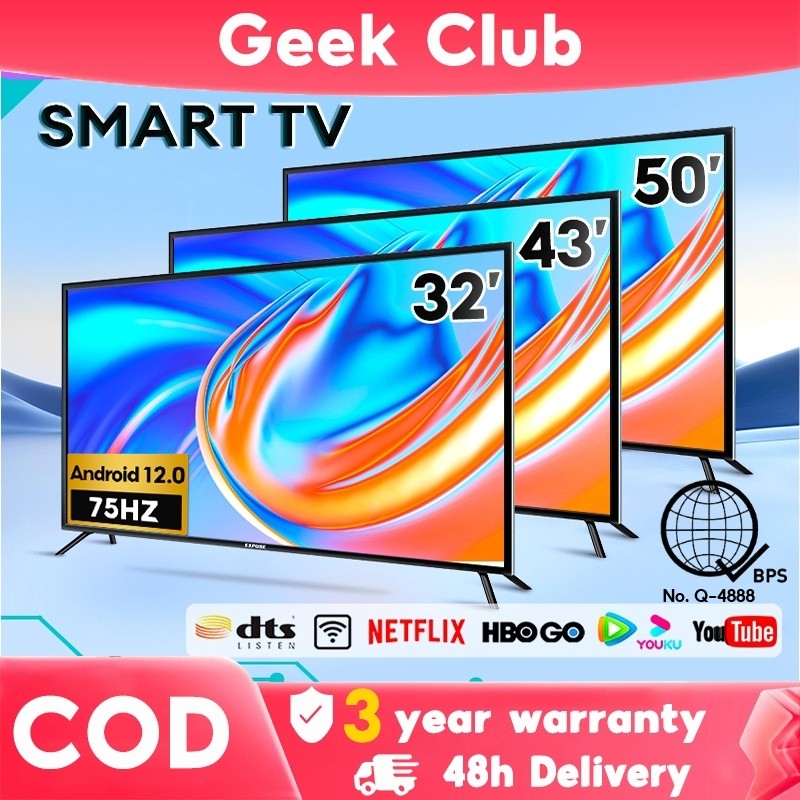 Expose Smart TV 43 Inch Android TV For Flat Screen led television 32 ...