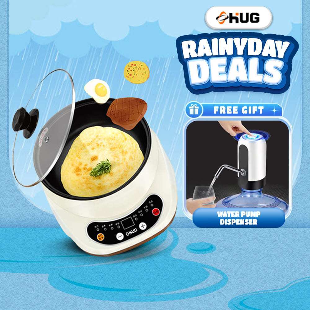 Hug Multifunctional Non-Stick Electric Hot Pot Cooker Rice Cooker ...