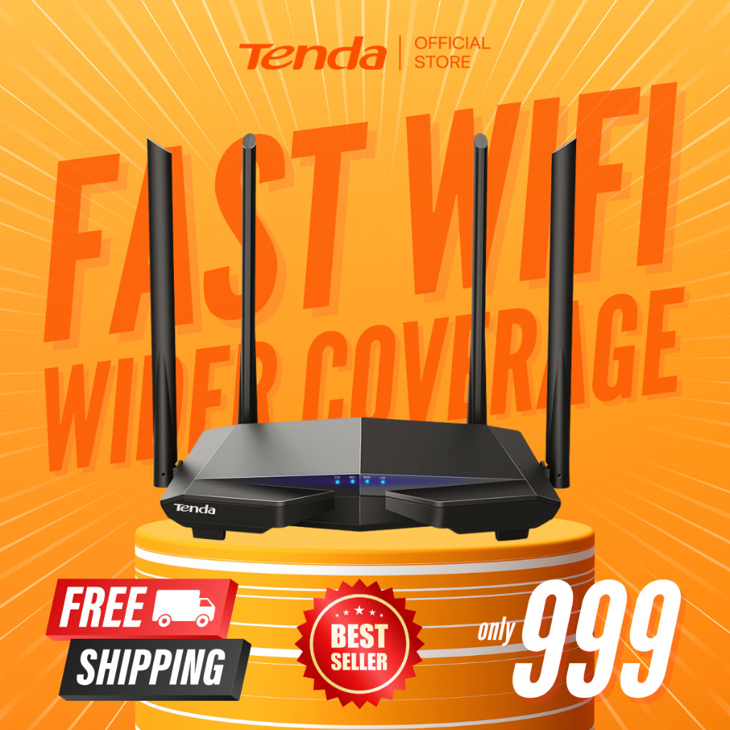 Tenda AC6 v5 Fast Ethernet Dual Band Wifi Router | Wifi Extender | VLAN ...