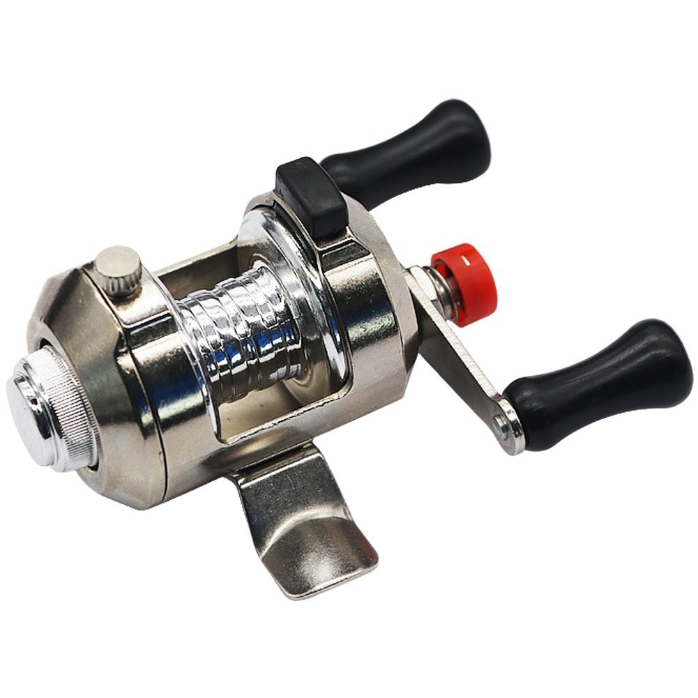 Fast ship ️Mini Lure Fishing Reel, Metal Ice Fishing Baitcasting Reel ...