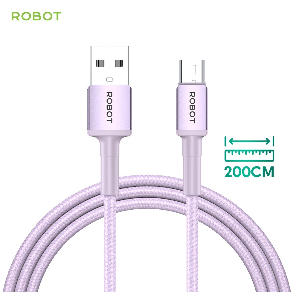 Robot Fast Charging Cable Micro USB Data Cable For Android Phone Cable ...