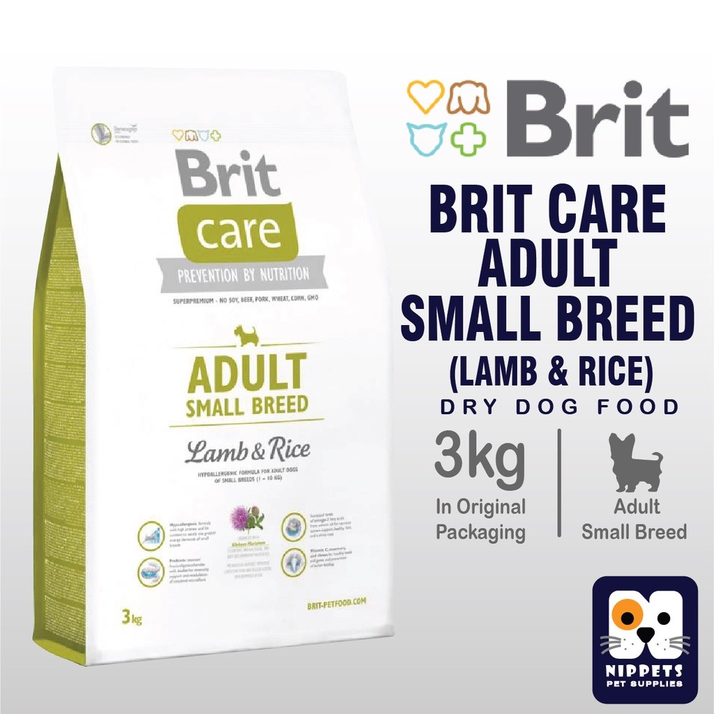Brit Care Dog Adult Small Breed Lamb & Rice 3kg