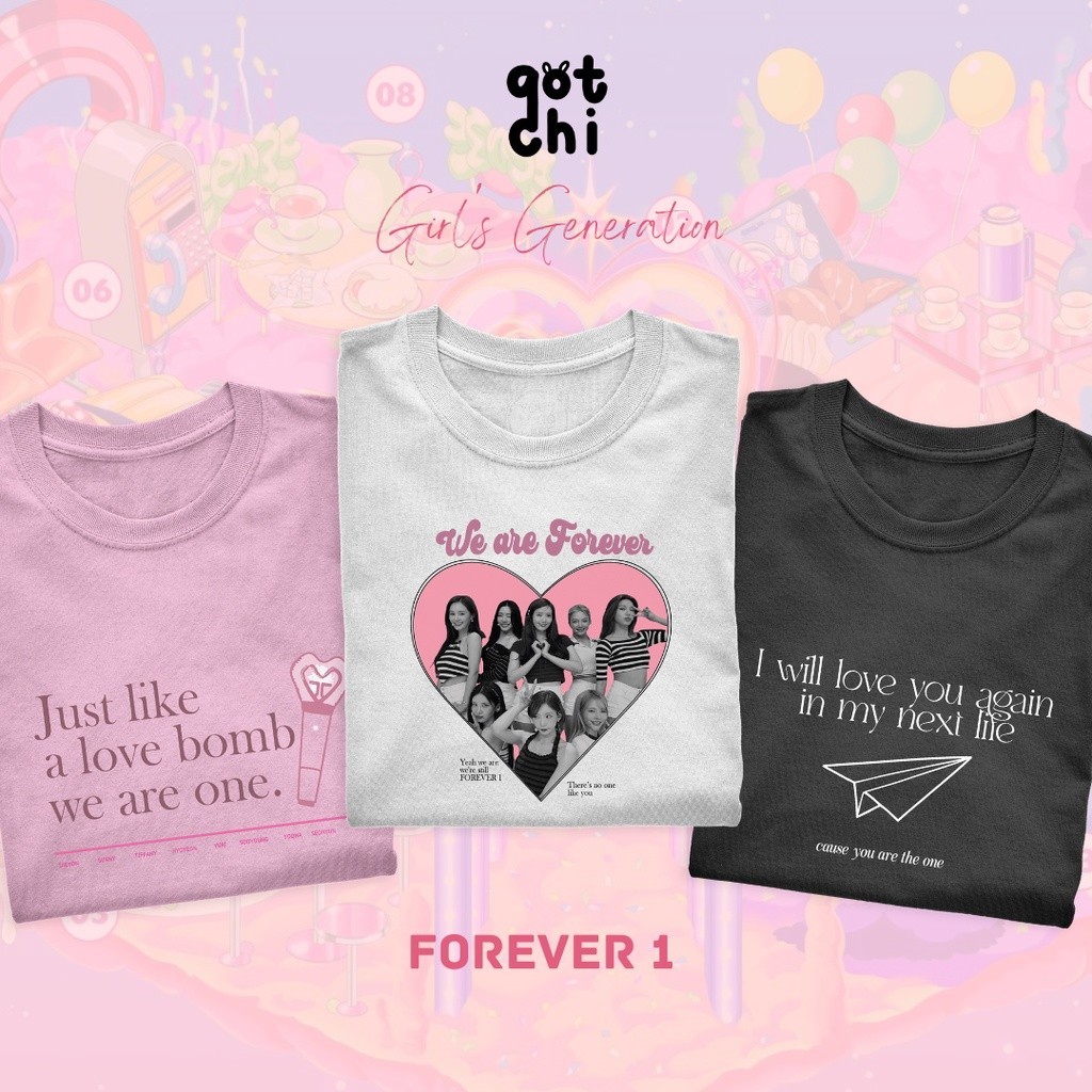 Forever 1 SNSD Shirt Girls Generation Shirt Kpop Merchandise | Shopee ...
