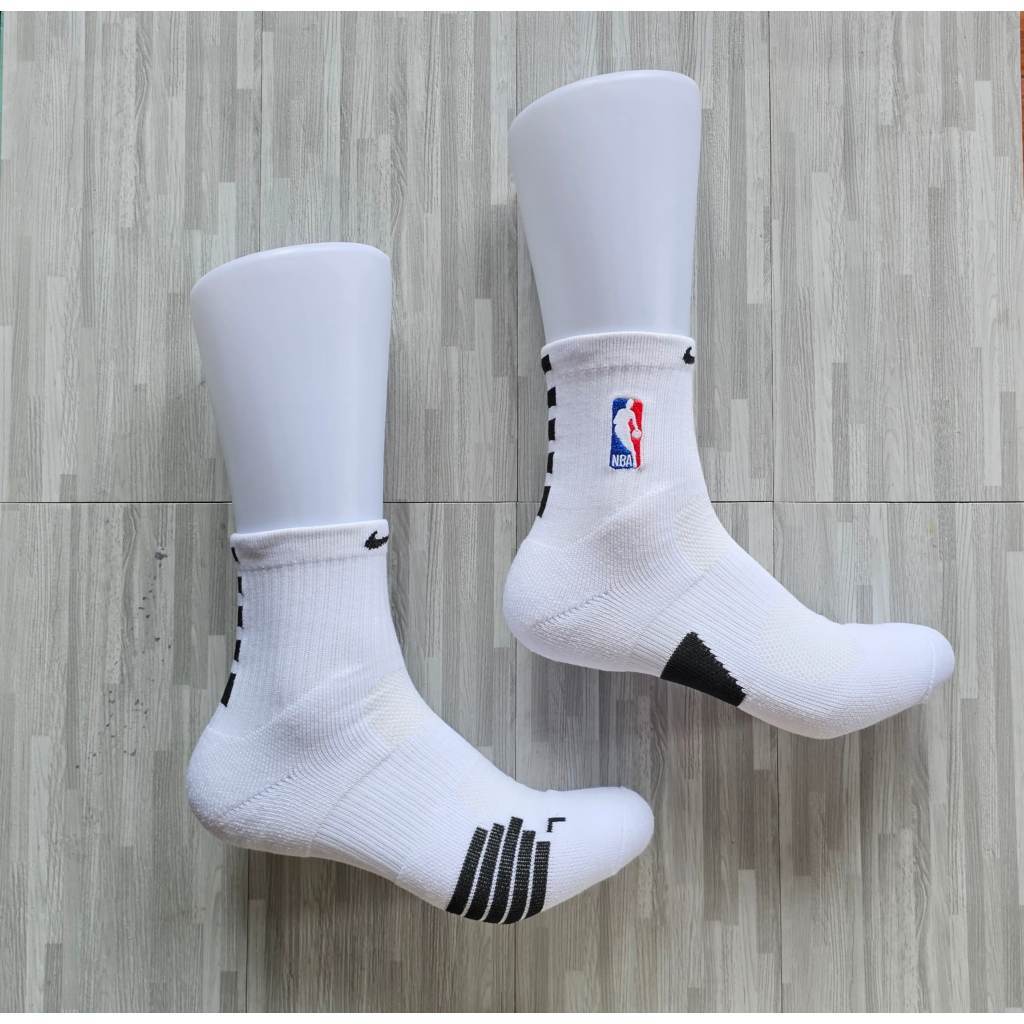 Elite NBA Mid Cut Basketball Socks 1 Pair (HIGH QUALITY) Makapal Tela ...