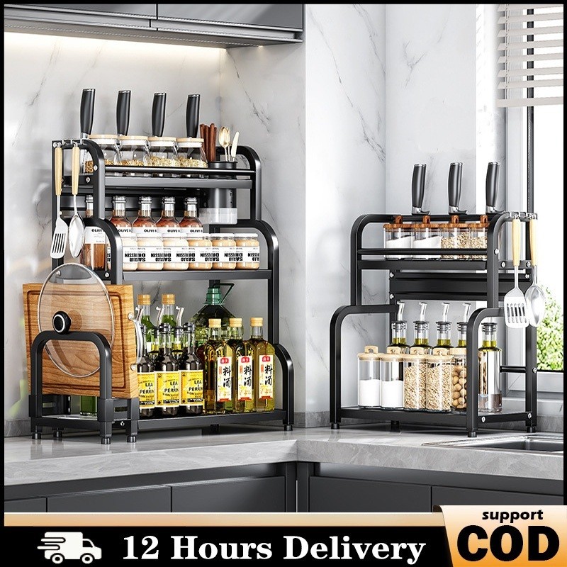 Spice Rack Condiments Rack Kitchen Organizer Condiments Organizer ...