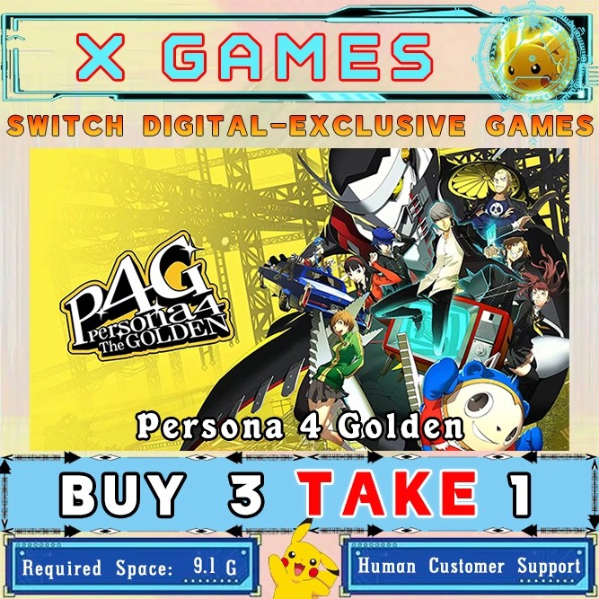Persona 4 Golden Nintendo Switch Digital Game （BUY 3 TAKE 1) | Shopee ...