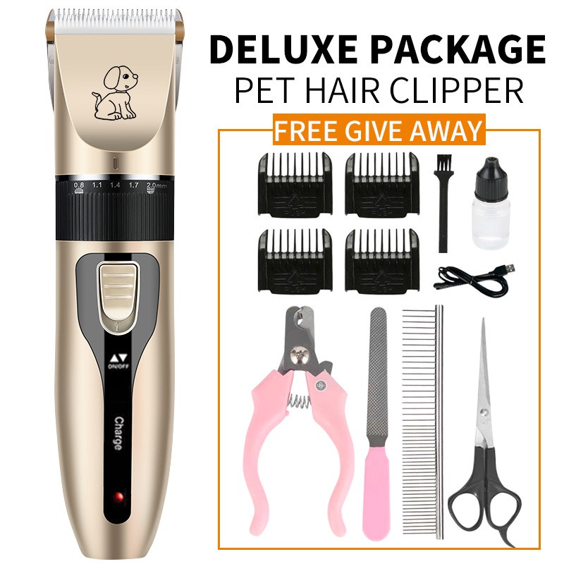 Razor Pet Rechargeable Cat Dog Hair Trimmer Grooming Kit Clipper ...