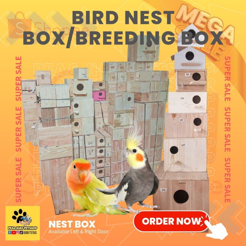 NESTBOX / KUBO | Breeding House with FREE DAYAMI HAY by Pea&Jhay ...