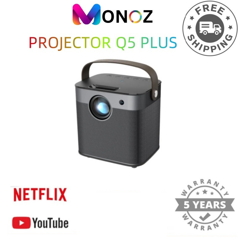 Q5 PLUS PROJECTOR 1080P 4K LCD LED Portable Projectors WIFI proyector ...