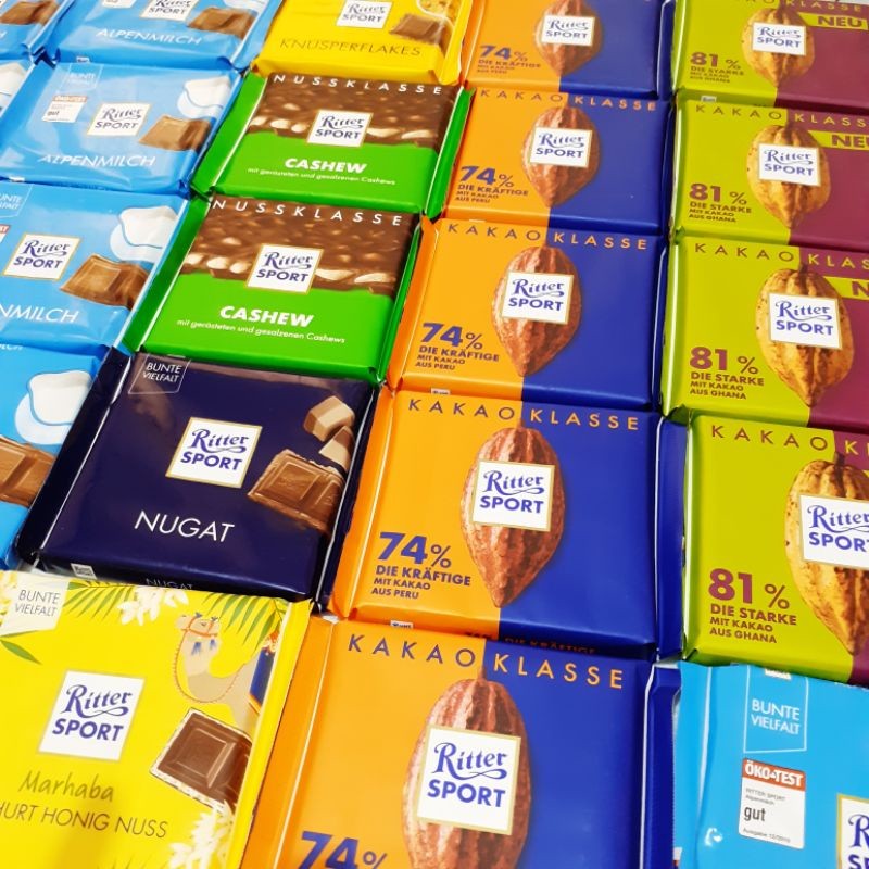RITTER SPORT - Assorted Classic and Famous German Chocolates | Shopee ...