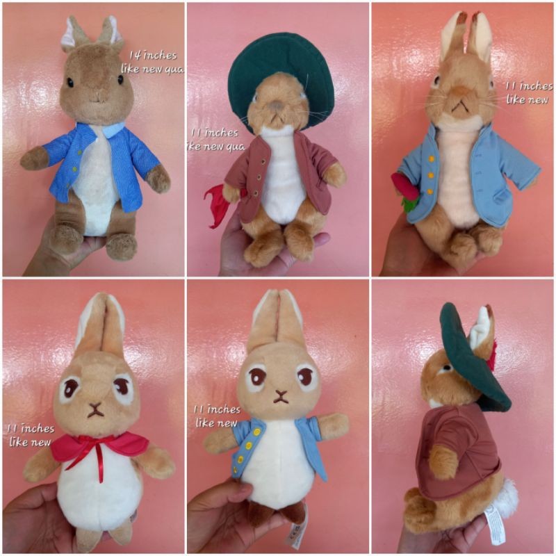 Peter Rabbit Stuffed toys preloved | Shopee Philippines