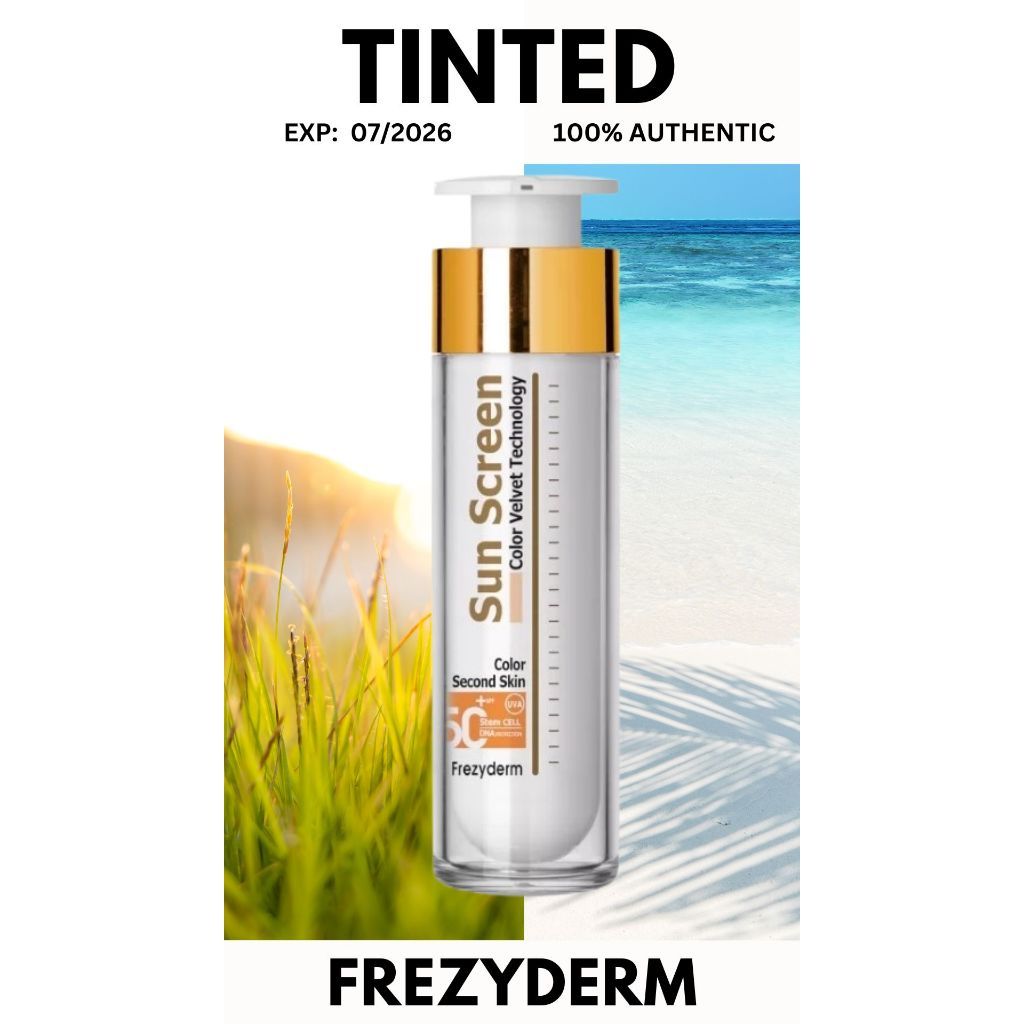 Frezyderm Sun Screen Color Velvet Face Cream SPF 50+ (TINTED) | Shopee ...