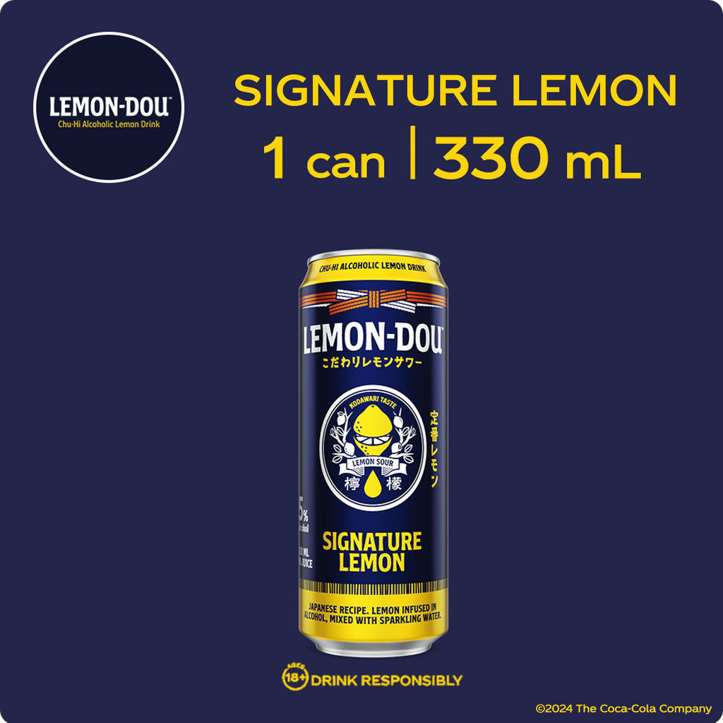 Lemon-Dou Signature Lemon 330ml 5% Alcohol Chu-hi | Shopee Philippines