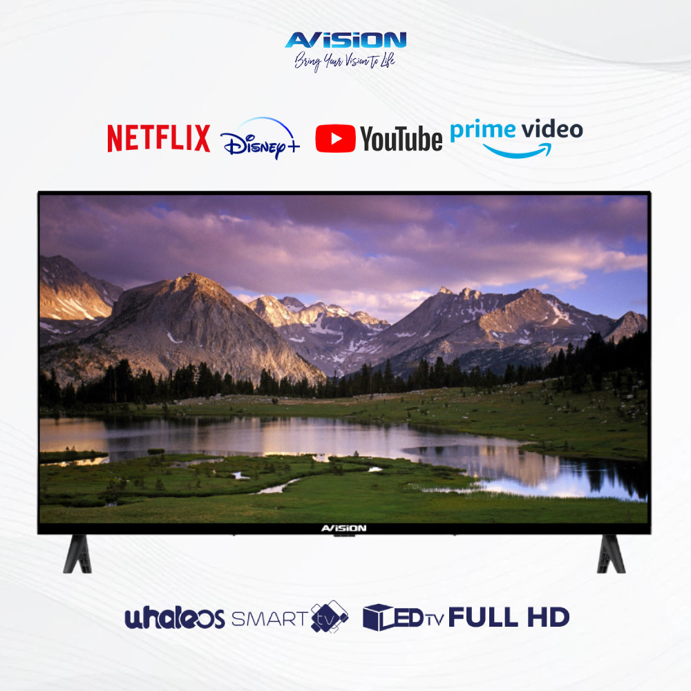 Avision 42 Inch Smart Android FHD LED TV w/ Built-in Netflix, Youtube ...