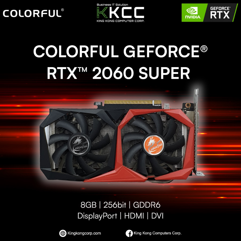 Colorful rtx2060 super 8gb 256bit graphics card (slightly used ...